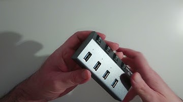 Icy Box 4 Port USB 3 0 Hub & Charger IB Hub 1405 Unboxing