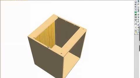 Top rails in kitchen cabinets with Polyboard software