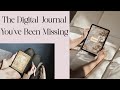 Inside My Antique-Inspired Digital Journal | Cozy Journaling Tour