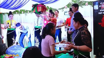 Lễ đón dâu và trao nhận khăn piêu tại sân khấu tiệc cưới dận tộc Thái Tây Bắc | NXTB