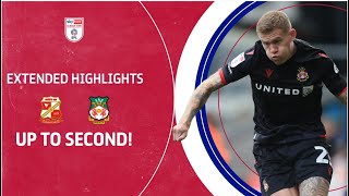 UP TO SECOND! | Swindon Town v Wrexham extended highlights