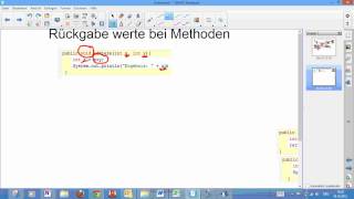 Rückgabewerte bei Methoden