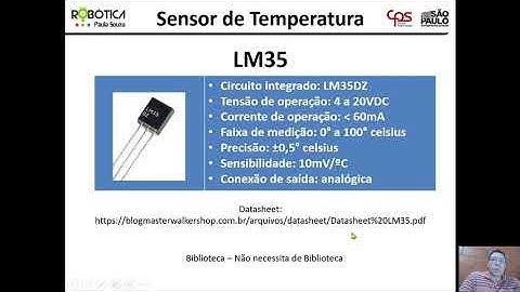 Robotica Paula Souza - Live 08 - Sensores de temperatura e umidade