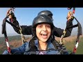 Did i choose to jump off a cliff hell yeah  kamshet paragling vlog adventure