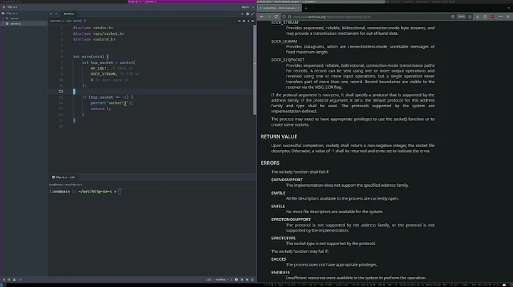 How to write an HTTP Server from scratch in C (in 48 minutes) || HTTP Server Part 1