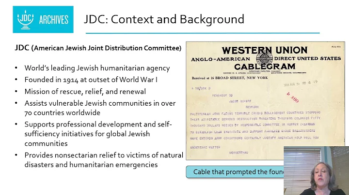 Presentation at IAJGS conference 2021 by Linda Levi
