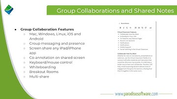 Paradiso Solutions Virtual Classroom LMS