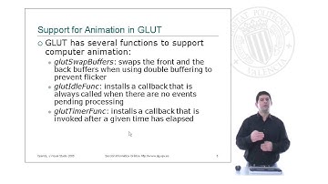 Animation in OpenGL |  | UPV