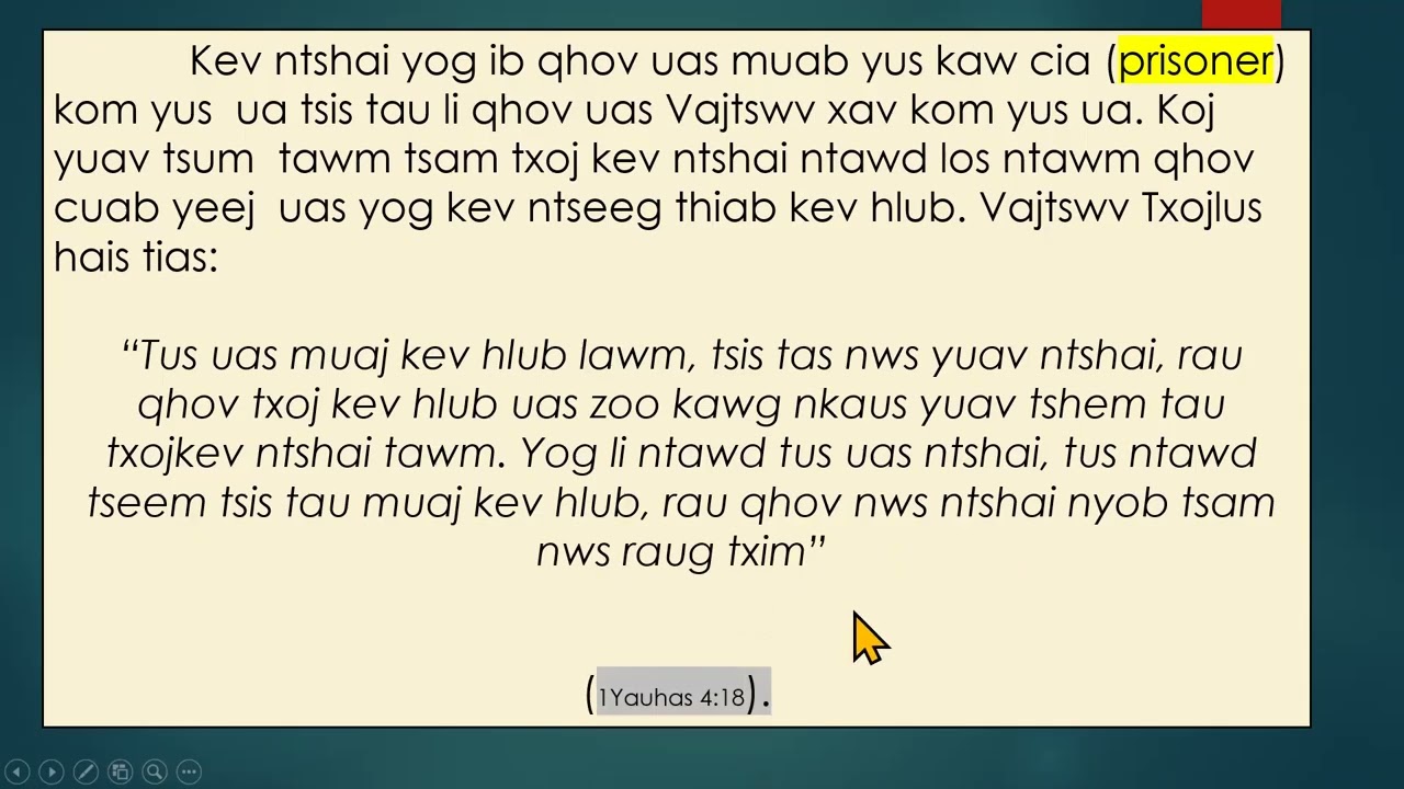 Hnub 3   Lub Neej Muaj HomPhiaj