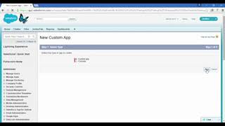 How to create application in Salesforce.com