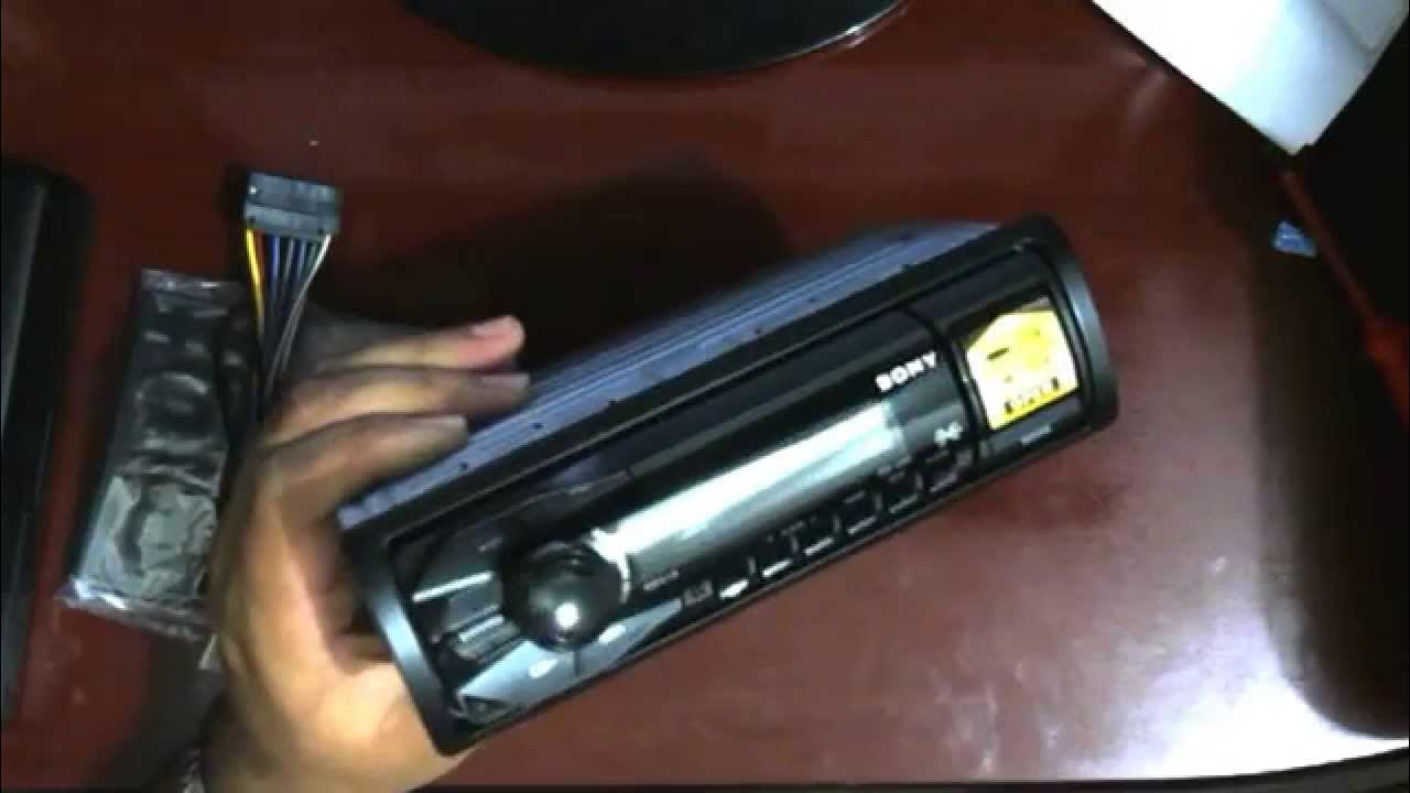 Unboxing do MP3 Player Automotivo Sony DSXA35U YouTube