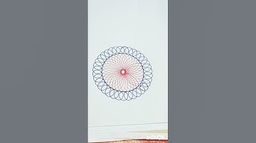 The spirograph art #spirograph #satisfying #oddlysatisfying #spiroart #drawing #shorts