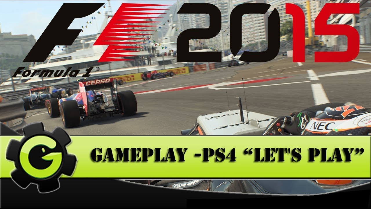 F1 2015 Gameplay - Sabastian Vettel - On Monaco - PS4 Let's Play
