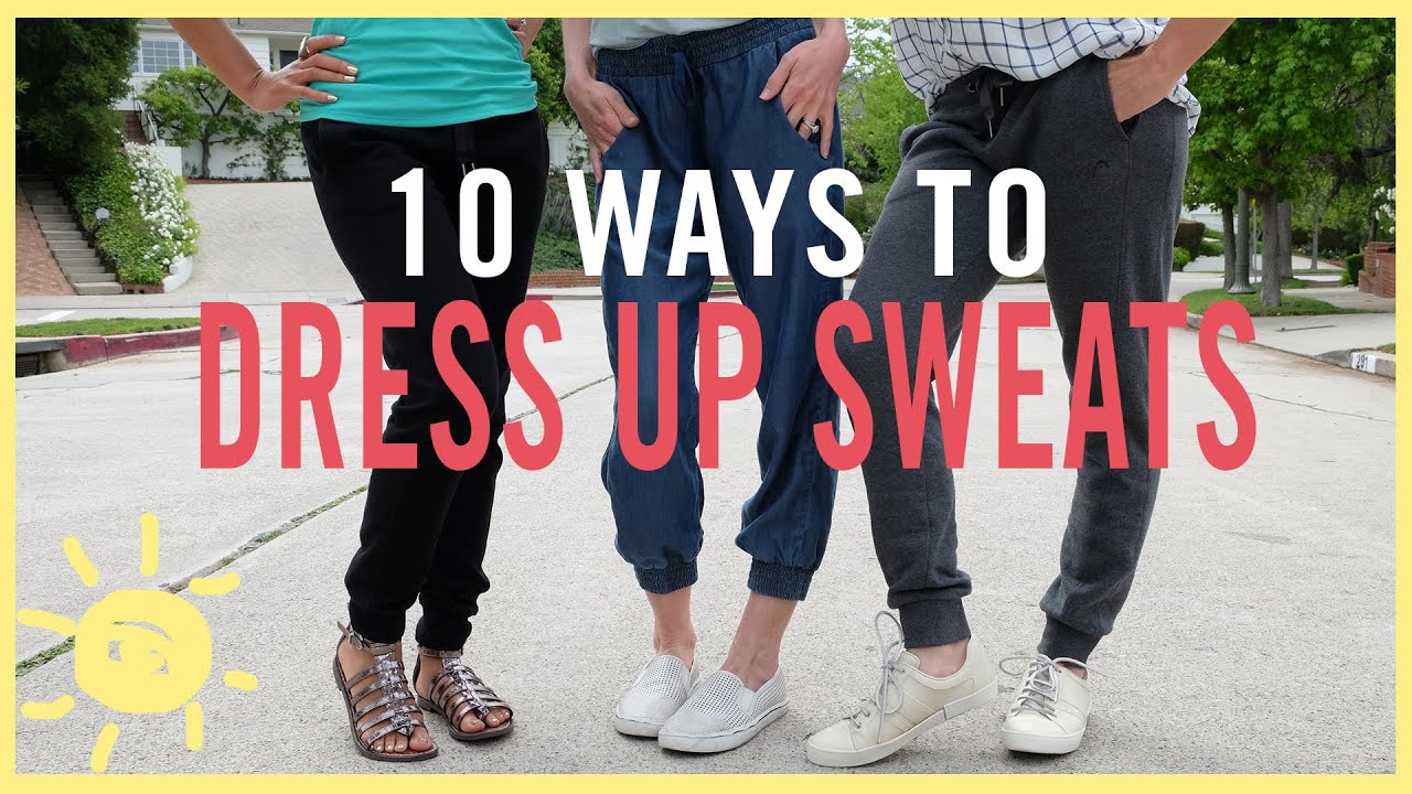 MOM STYLE  10 Ways to Dress Up Sweats 