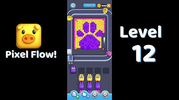 🎮 Pixel Flow Level 12 Walkthrough 💥 | SolutionGuruji