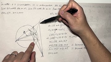 Olympiad Geometry Radical Axis Example 9