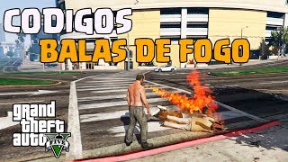 GTA 5 codigo bala de fogo / manha das balas de fogo (atirando e pegando  fogo)- Fabinho Seco 