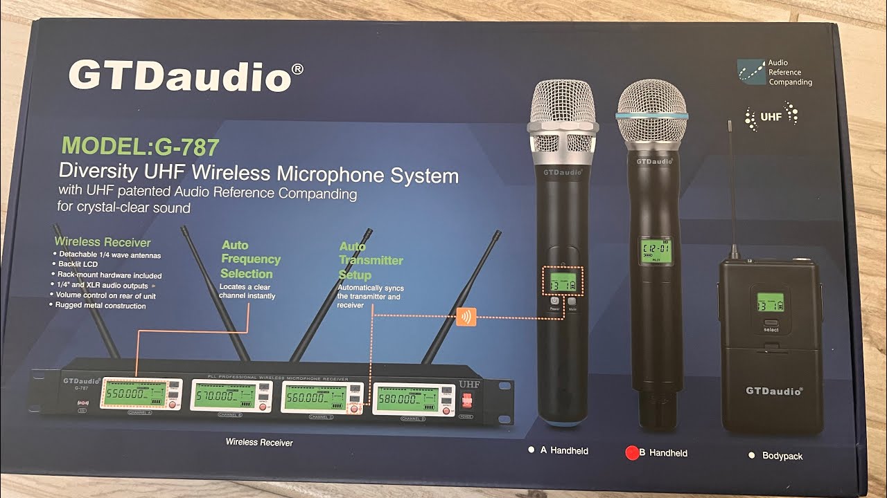 GTDAudio Model G-787 unboxing - YouTube
