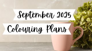 September 2025 Colouring Plans