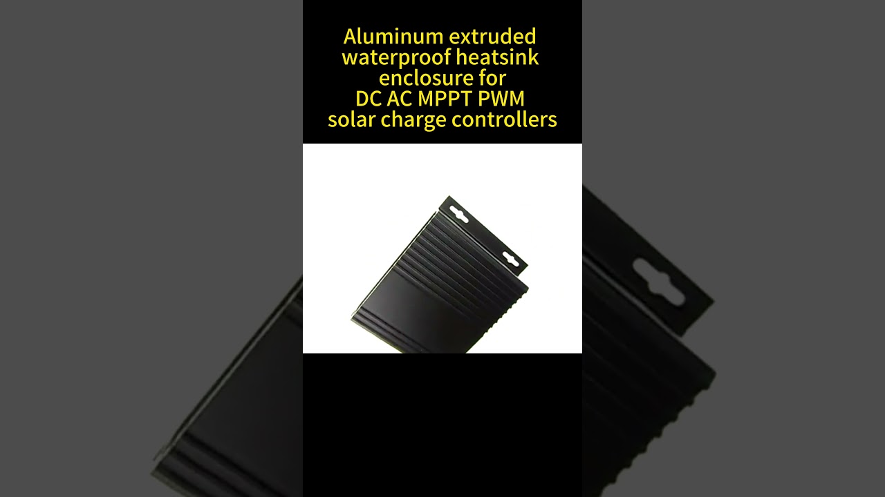 Aluminum extruded waterproof heatsink enclosure 