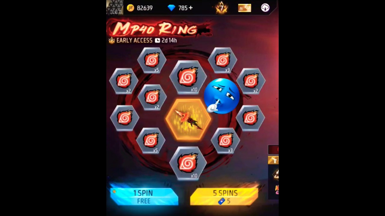 NEW MP40 RING EVENT SPIN TRICK😱😱 NEW MP40 RING EVENT FREE FREE🔥 #SHORTVIDEO #FREEFIRESHORTS #SHORTS