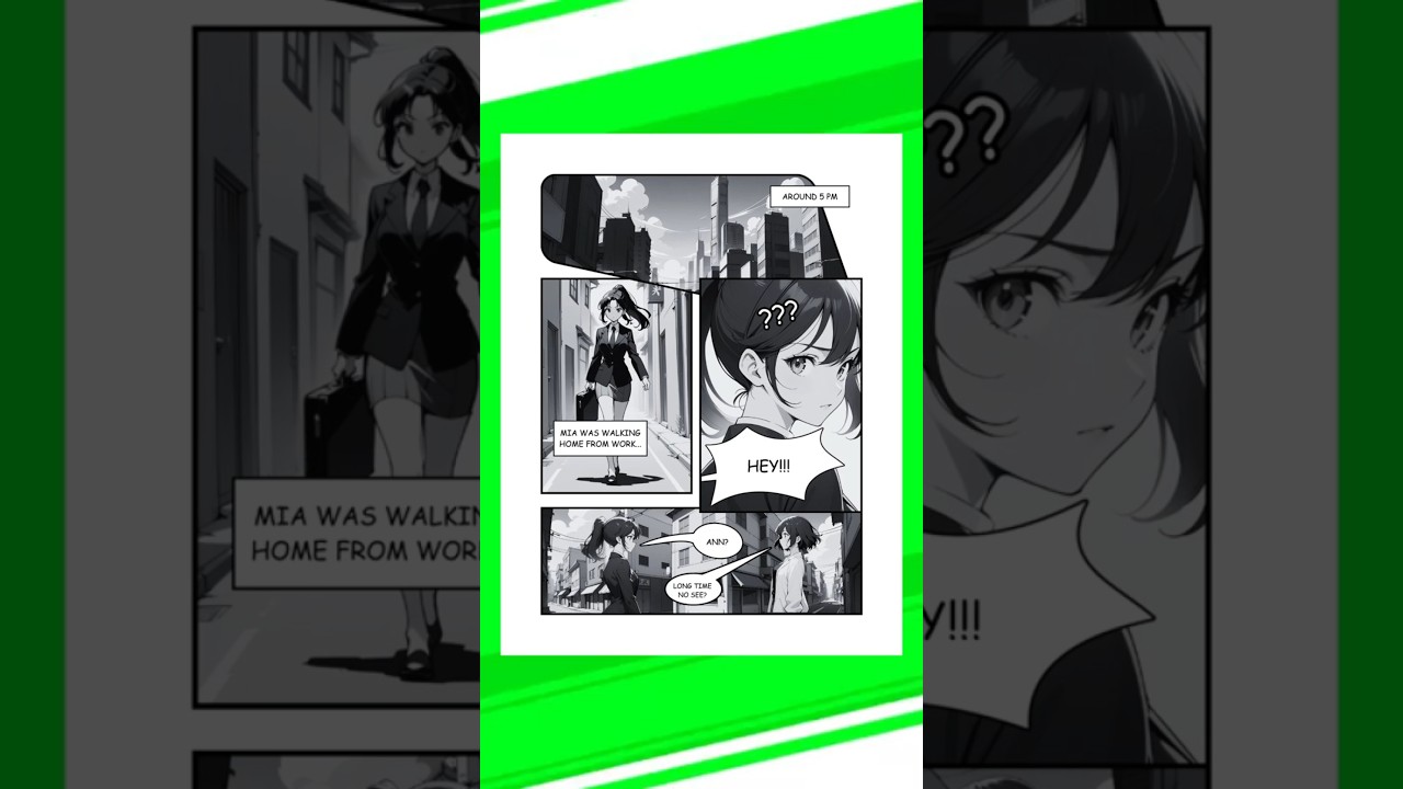 I made a Manga page using AI 