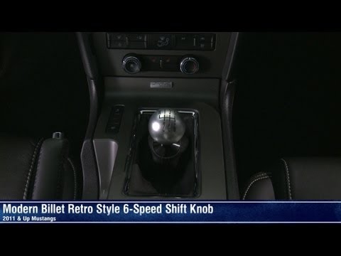 Mustang Retro Style 6-Speed Shift Knob - White, Black, Chrome or Satin (11-14 All) Review