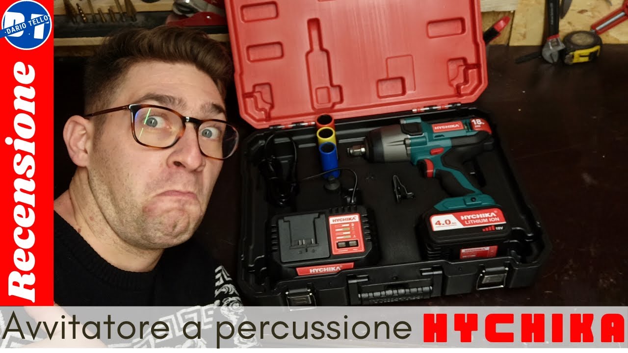 Avvitatore A Impulsi HYCHIKA 18V - 350Nm, Batteria 4.0Ah, Con Chiavi Bussola 17/19/21mm, Per Bulloni E Dadi - Foto 11