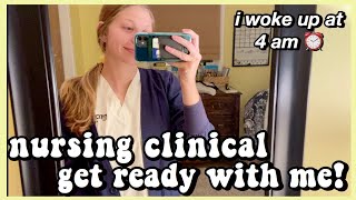 Information nursing student CLINICAL MORNING ROUTINE | college student GRWM Guide