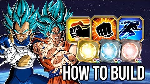 HOW TO BUILD STR LR SSGSS GOKU + SSGSS VEGETA & WHERE CAN YOU GET THE SKILL ORBS: DBZ DOKKAN BATTLE