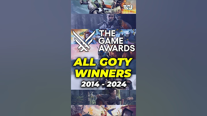All Game Of The Year WINNERS (2014 - 2024) at THE GAME AWARDS 🏆