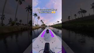 This method isn’t patched yet ! 🫡 #florida #miami #canals #fishing #boating #explore #viral