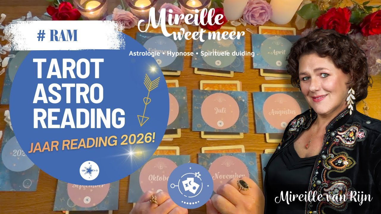 ♈️RAM 2026 Tarot & Astro Jaarreading –Dit jaar herontdek jij jezelf & je vuur | Liefde, geld & groei