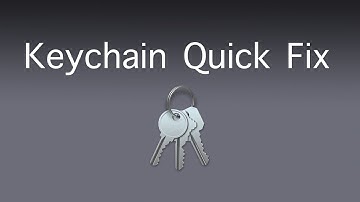 Keychain Fix Mac