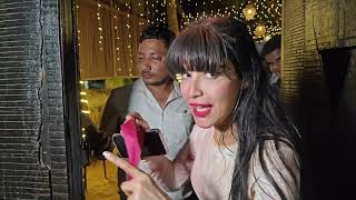 Sonia Bansal And Khan zaadi Exit Video Ankita Lokhande Jain \& Vicky Jain Holi Party