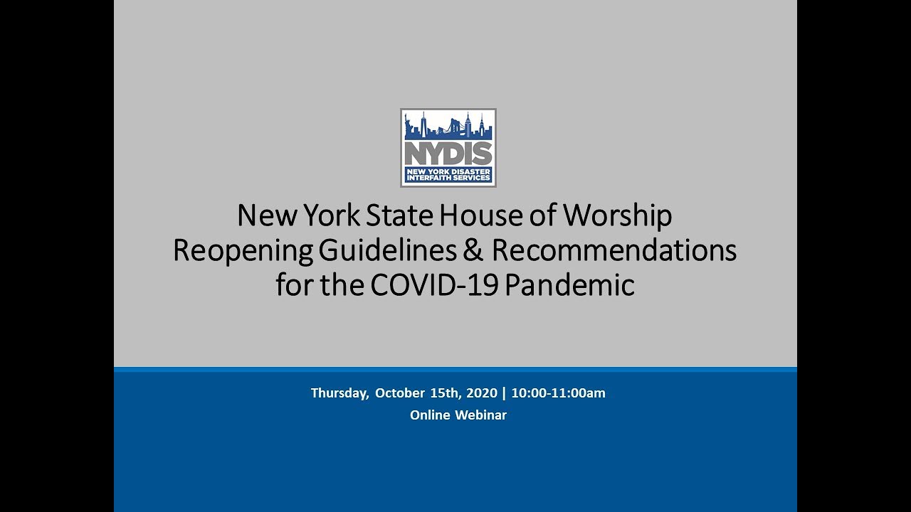 House of Worship COVID-19 Reopening Guidelines and Localized