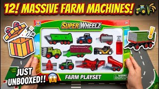 Giant Farm Playset Unboxing! 🚜🌾 Full Collection Super Wheelz Giant Farm Playset Unboxing! 🚜🌾 Full Collection Super Wheelz