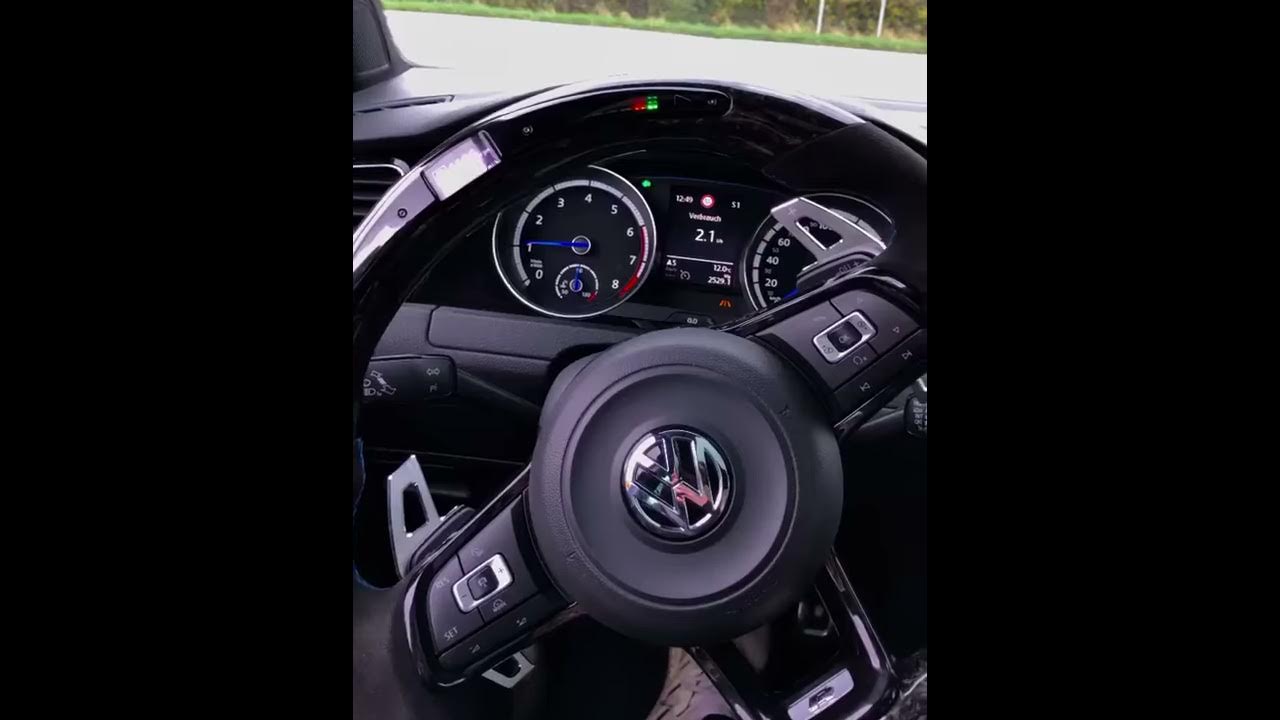 Loud VW Golf 7 R Acceleration POV