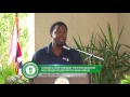 Congratulatory Ceremony for Kyron McMaster, World Gold Record Holder for 400 M Hurdle