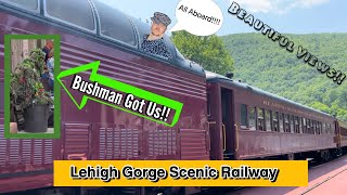 Rode a Super DOME TRAIN Car -Lehigh Gorge Scenic Railway! #adventure #travel #train #trending #viral