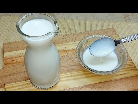 طريقة عمل الكريمة اللباني او كريمة الطبخ من الحليب