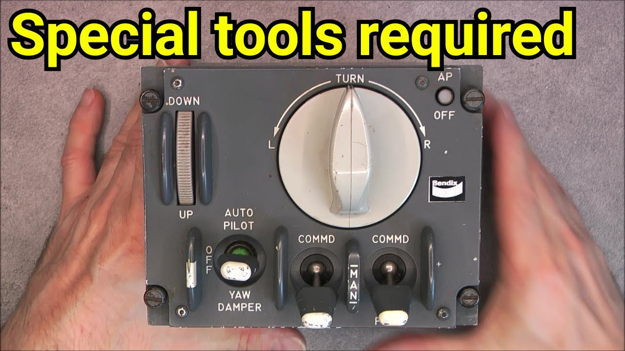 Bendix autopilot control panel teardown - YouTube