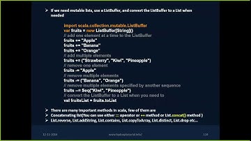 Scala Collection Maps and Tuples Overview