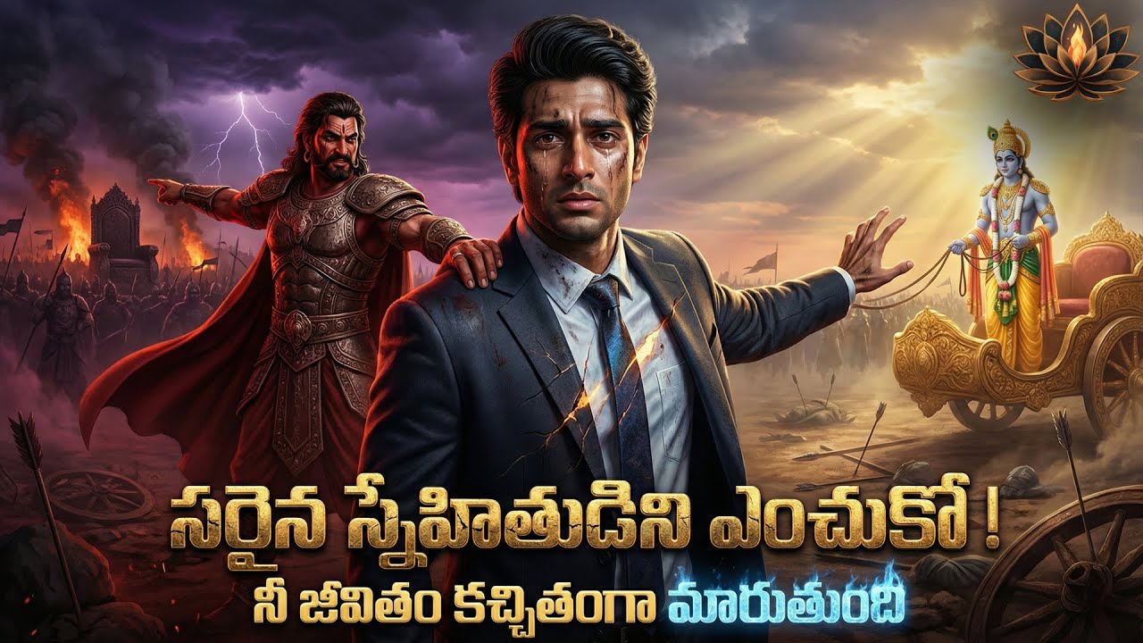 Choose the Right Friend | Karna's Biggest Mistake Motivation in Telugu