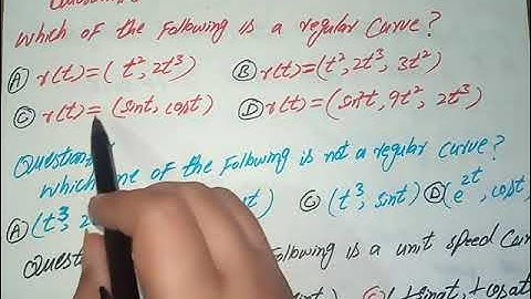 Differential Geometry Mcqs