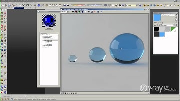 V-Ray for SketchUp - Materials - The Refraction Layer - tutorial
