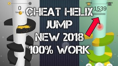 CARA CHEAT HELIX JUMP. TANPA ROOT. 100% work TERBARU TANPA ROOT 🌑