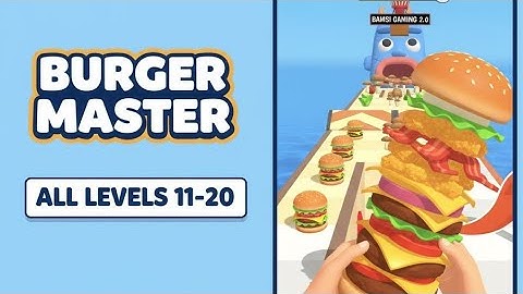Burger Master All Levels 11-20 Gameplay Walkthrough {Android,iOS}