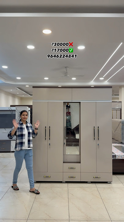 6 by 7 Foot Almirah ₹17000 only 9646224841 Gaurav Furniture Ludhiana