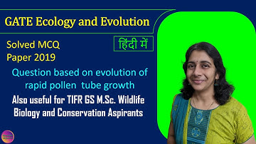 GATE Ecology and Evolution 2019 | Solved MCQ | Solving Questions with Gauri ma’am